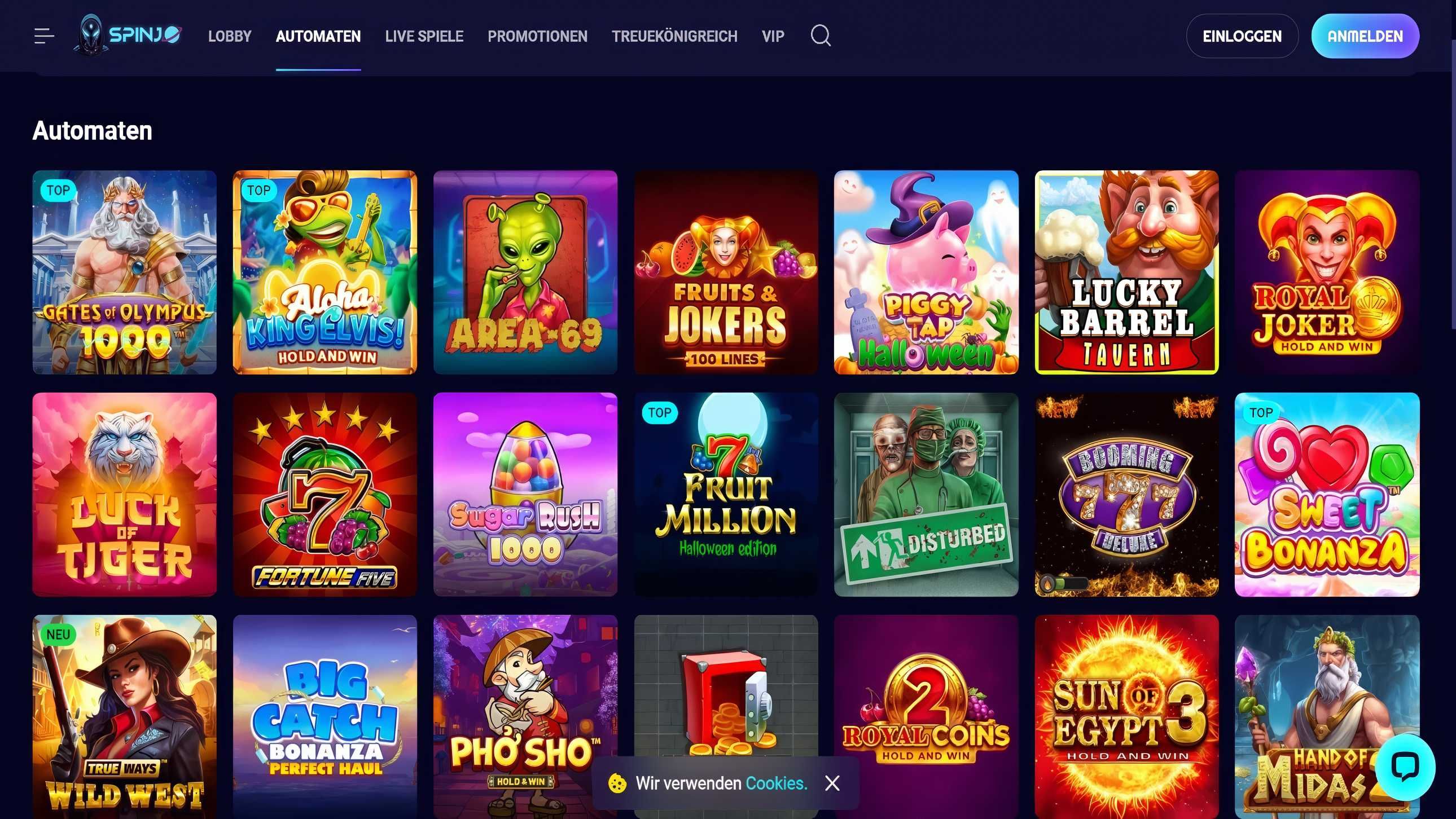 Spinjo desktop screenshot 2