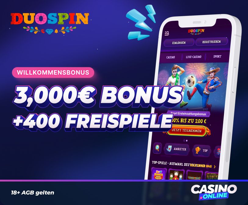 DuoSpin Casino Willkommensbonus