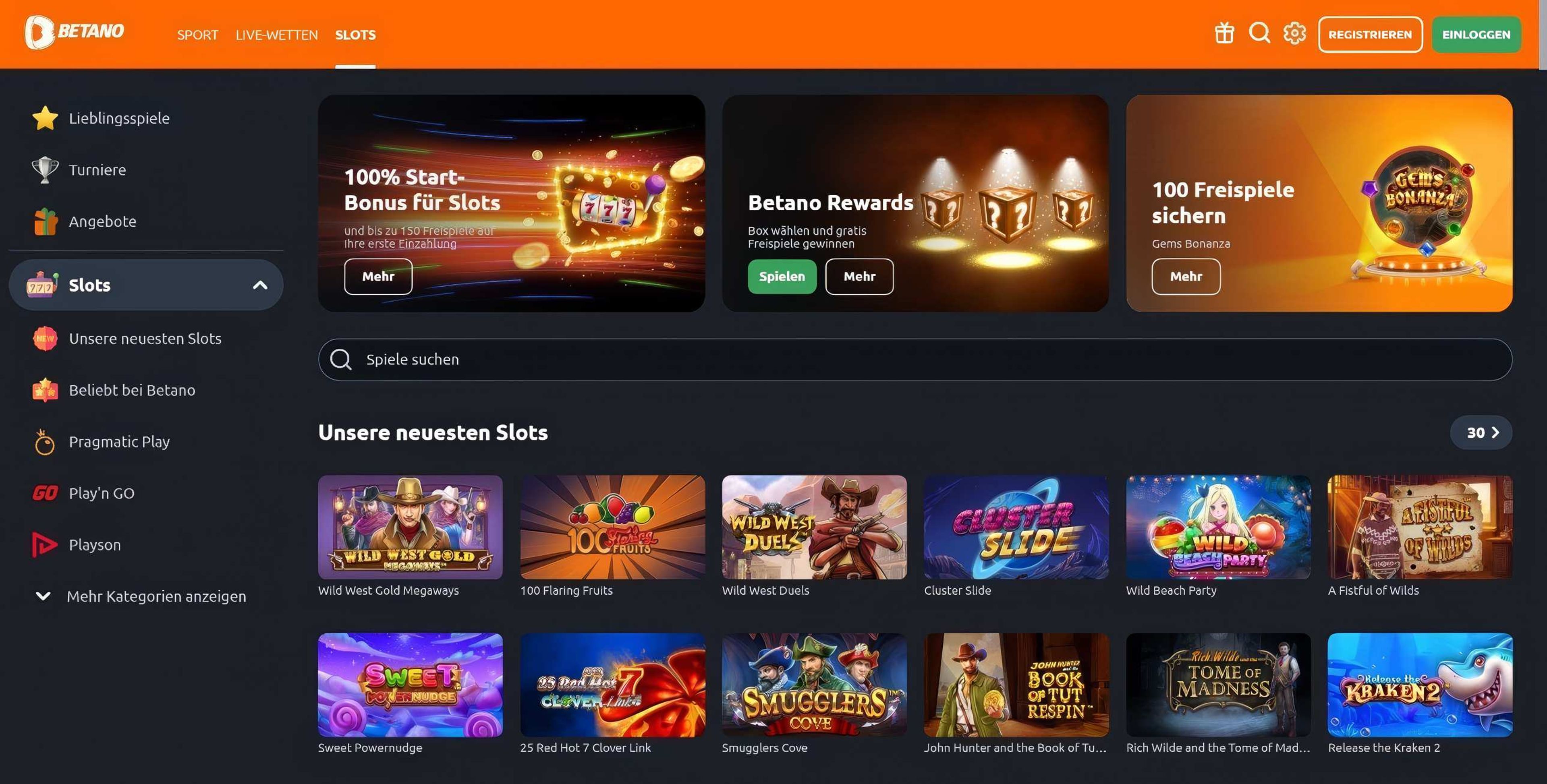 Betano desktop screenshot 1