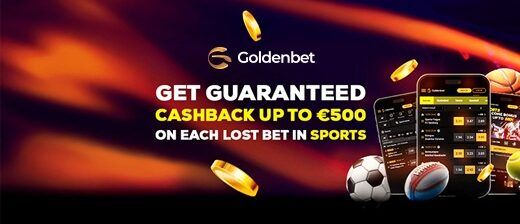 Goldenbet’s Unlimited Cashback: Up to 500 EUR Per Bet