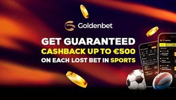 Goldenbet's Unlimited Cashback: Up to 500 EUR Per Bet