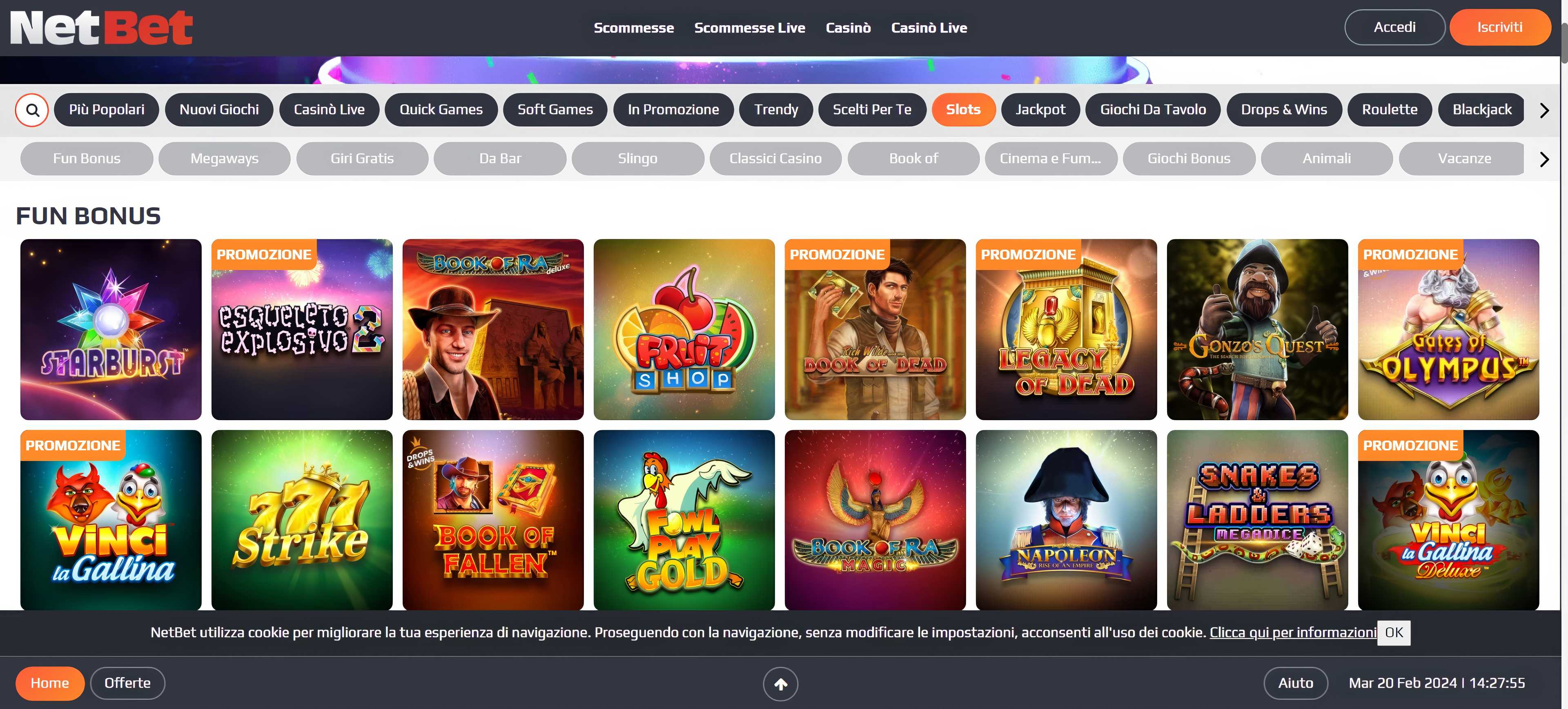 NetBet desktop screenshot 2