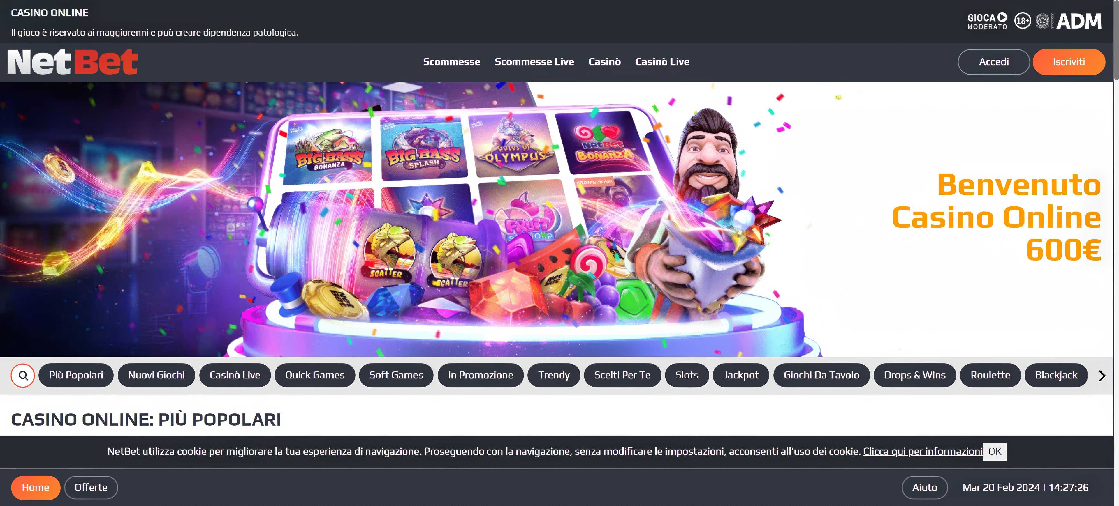 NetBet desktop screenshot 1