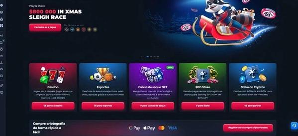 BetFury desktop homepage