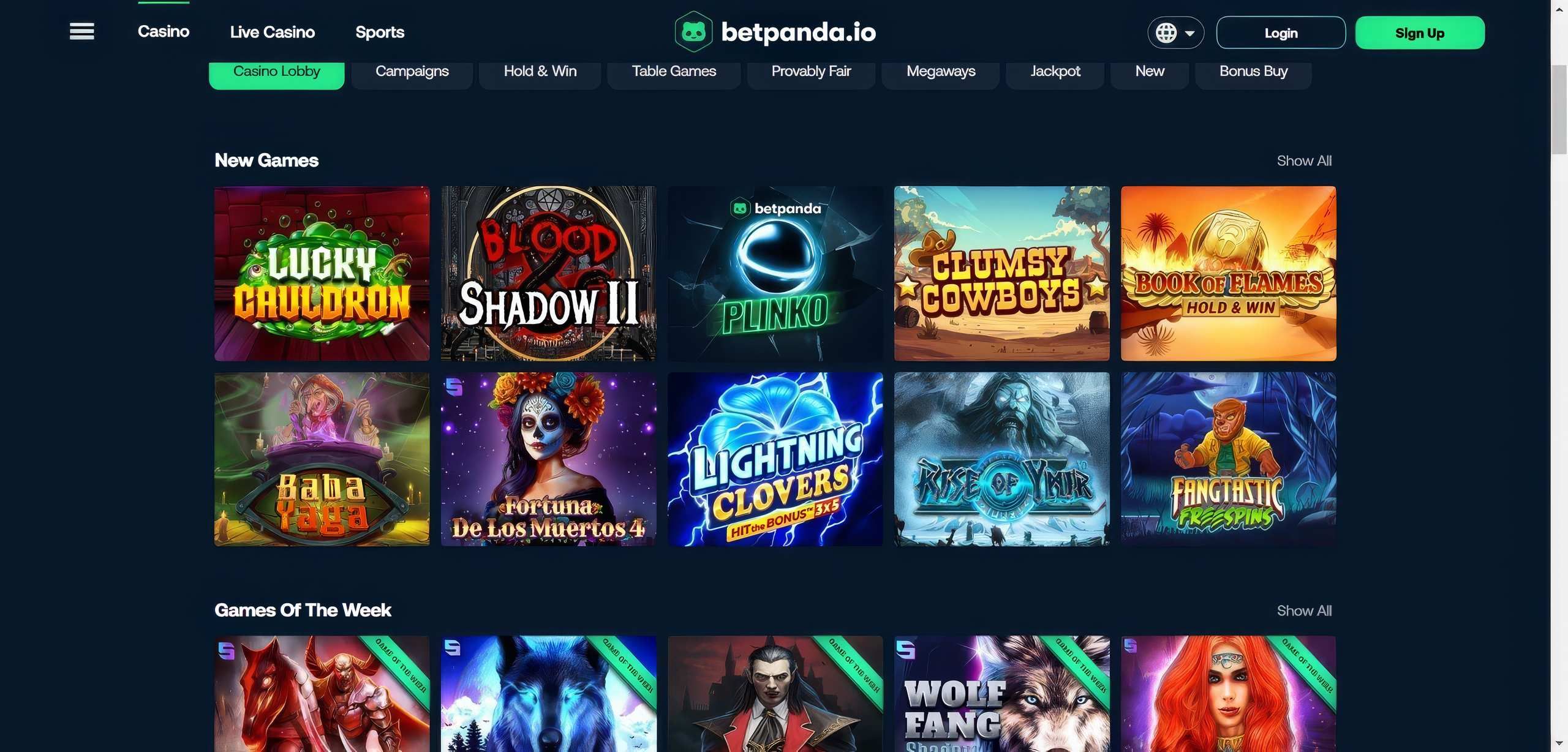 BetPanda desktop screenshot 2