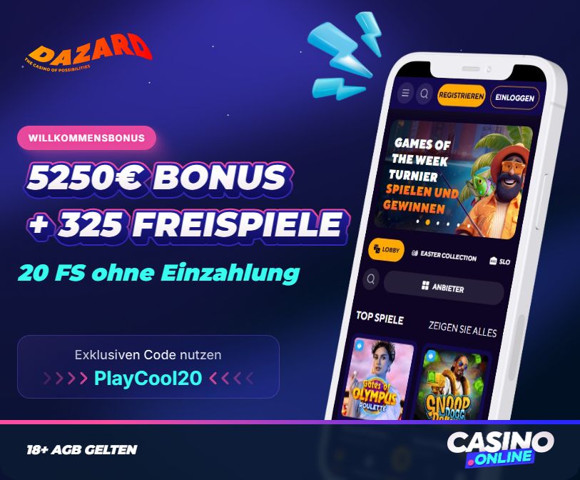 Dazard Casino Willkommensbonus