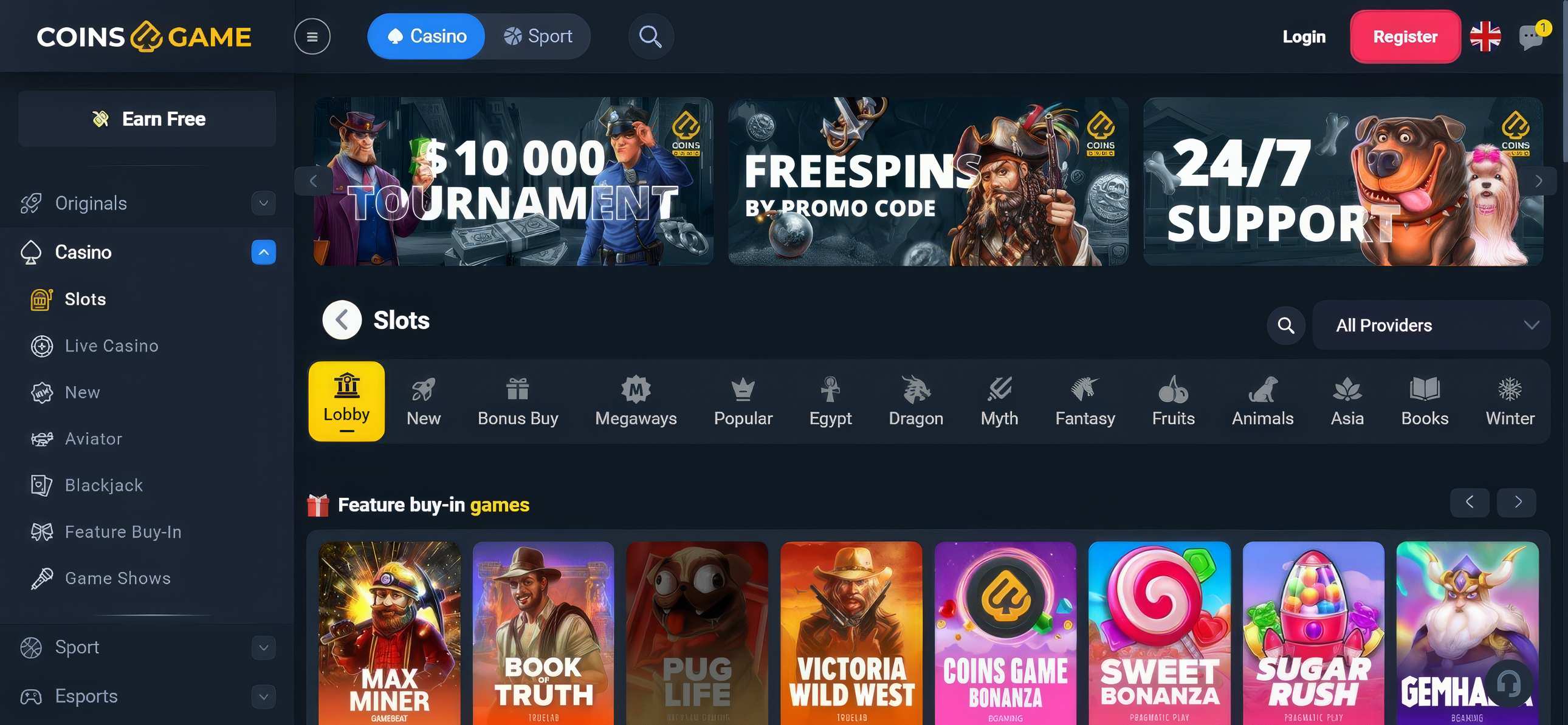 coins game desktop slots