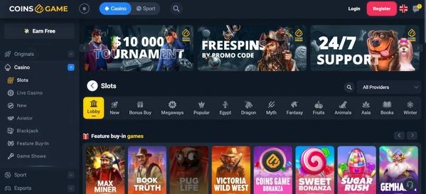 coins game desktop slots