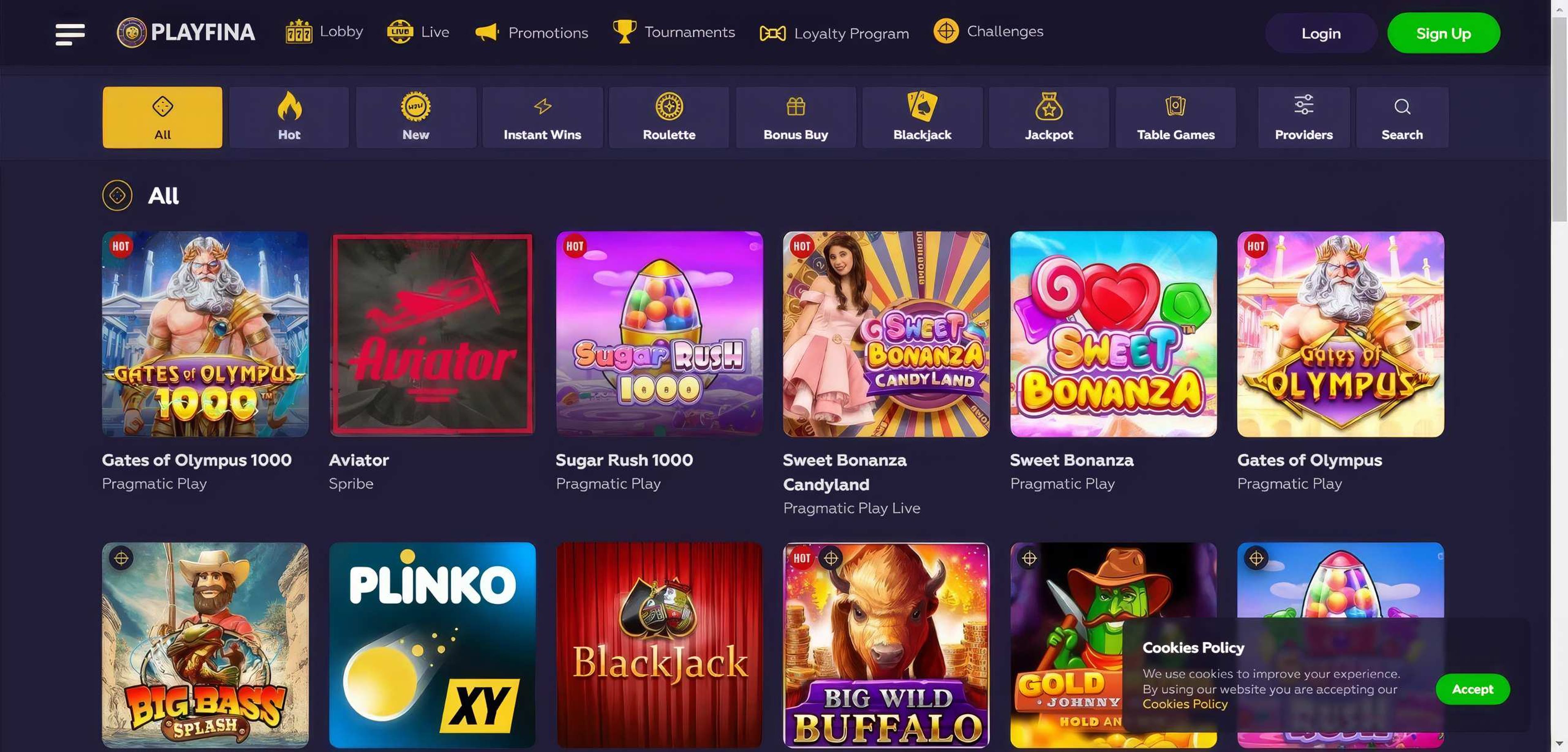 Playfina desktop screenshot 2