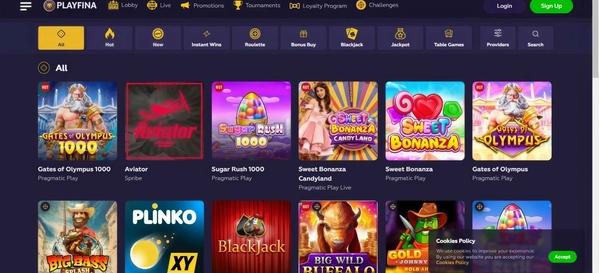 Playfina Casino Slots
