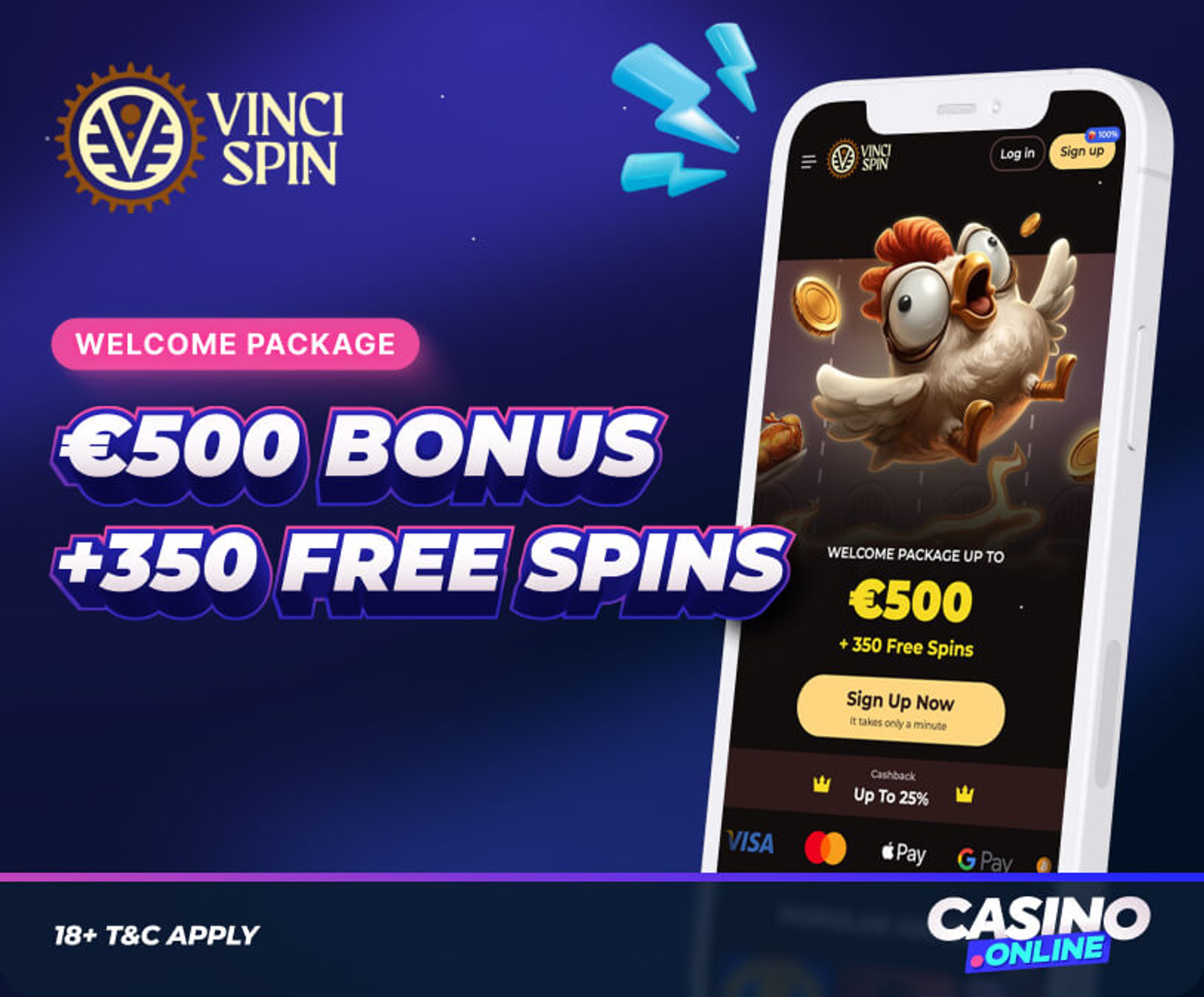 vincispin welcome offer