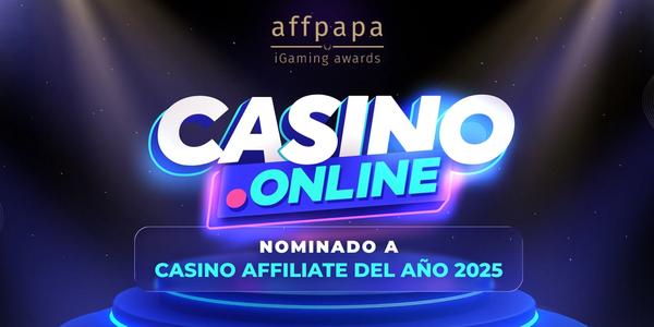Casino.online doble nominado en Affpapa LATAM Awards 2025