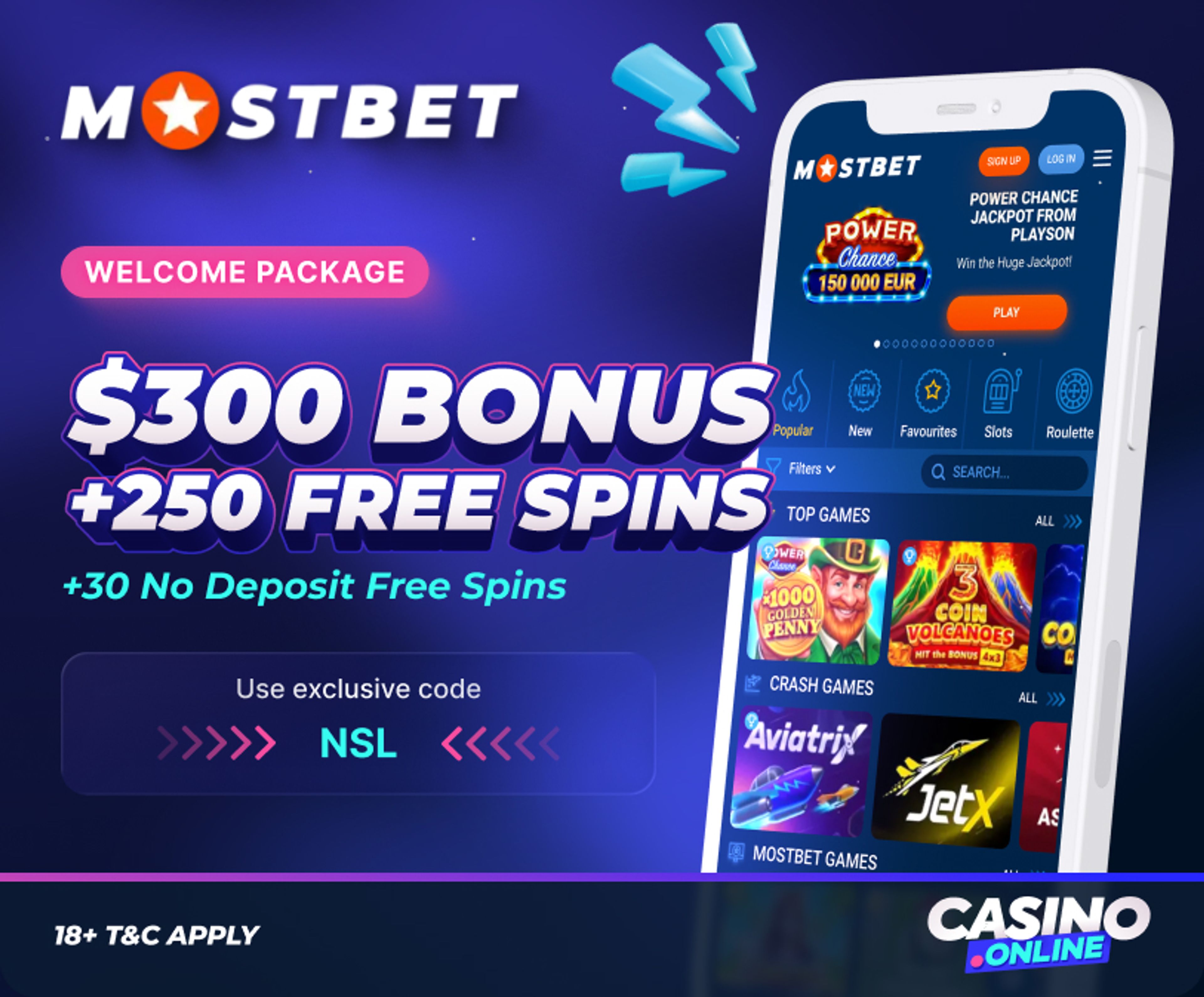 Mostbet Casino Welcome Bonus
