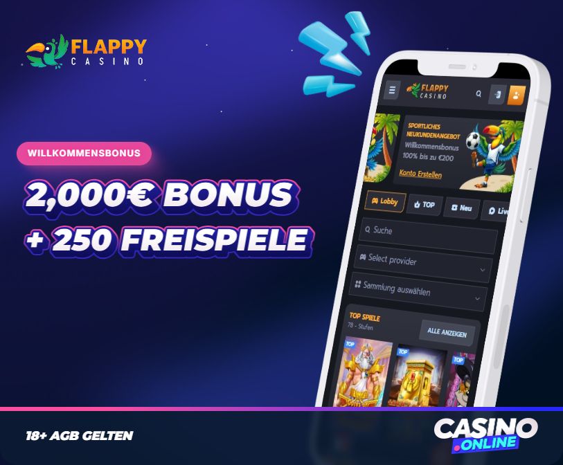 Flappy Casino Willkommensbonus