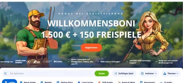 Vulkan Vegas Homepage Desktop