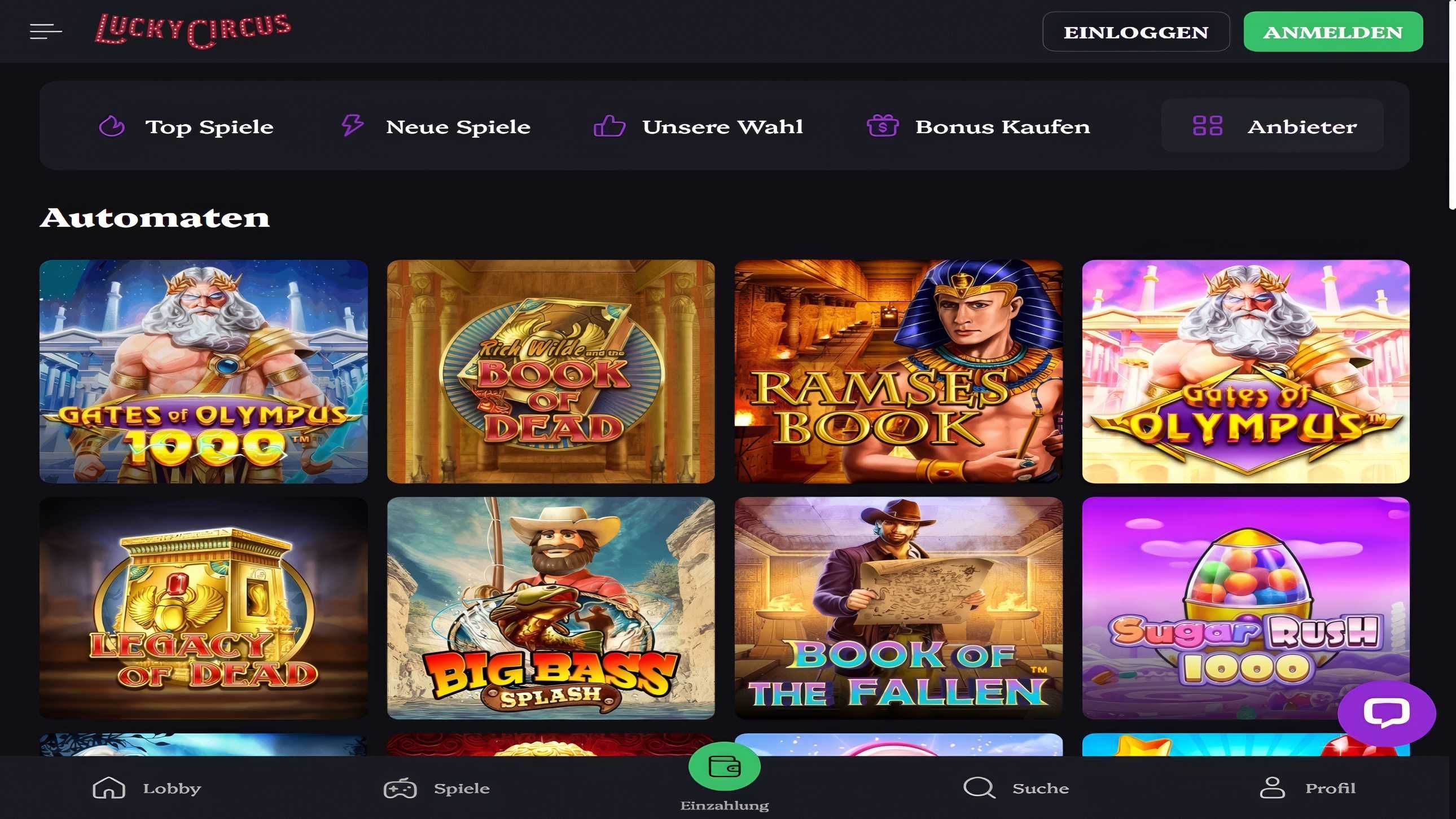 Lucky Circus desktop screenshot 2