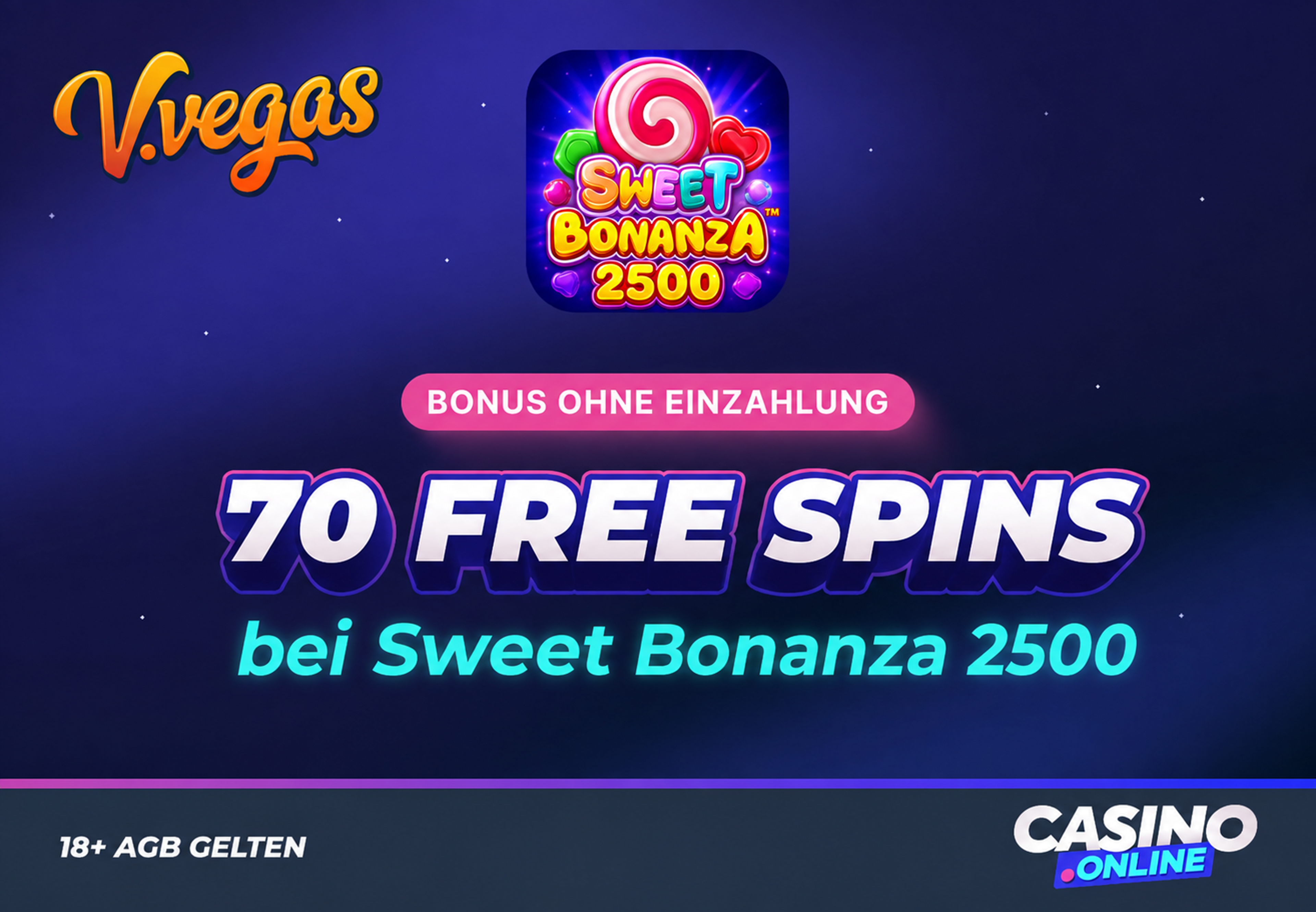 Vulkan Vegas (V.Vegas) Bonus ohne Einzahlung