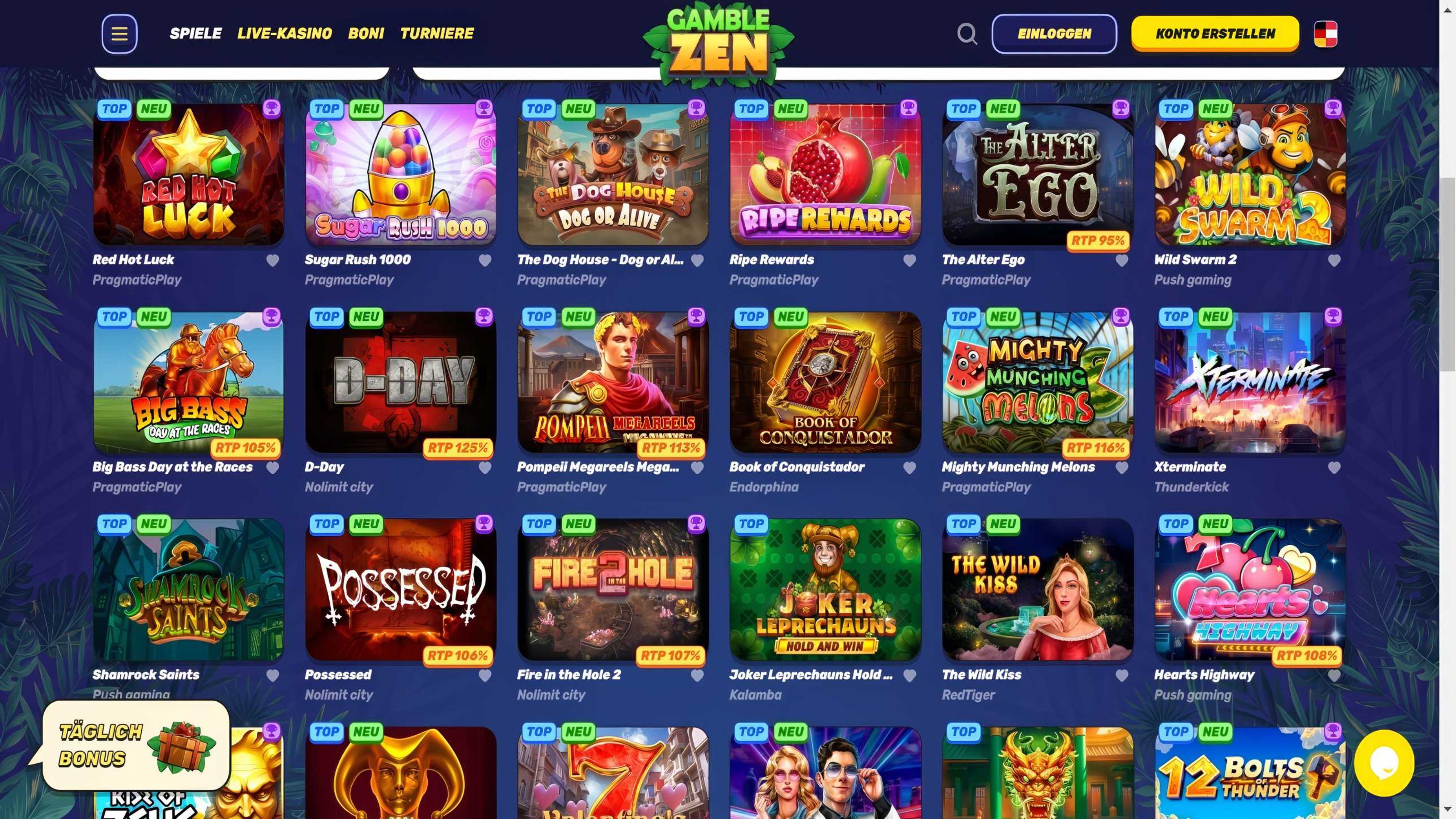 GambleZen desktop screenshot 2