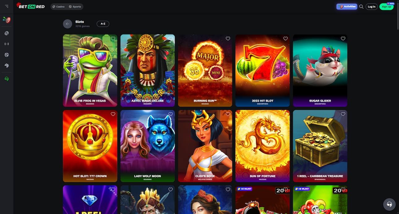 BetOnRed desktop screenshot 2