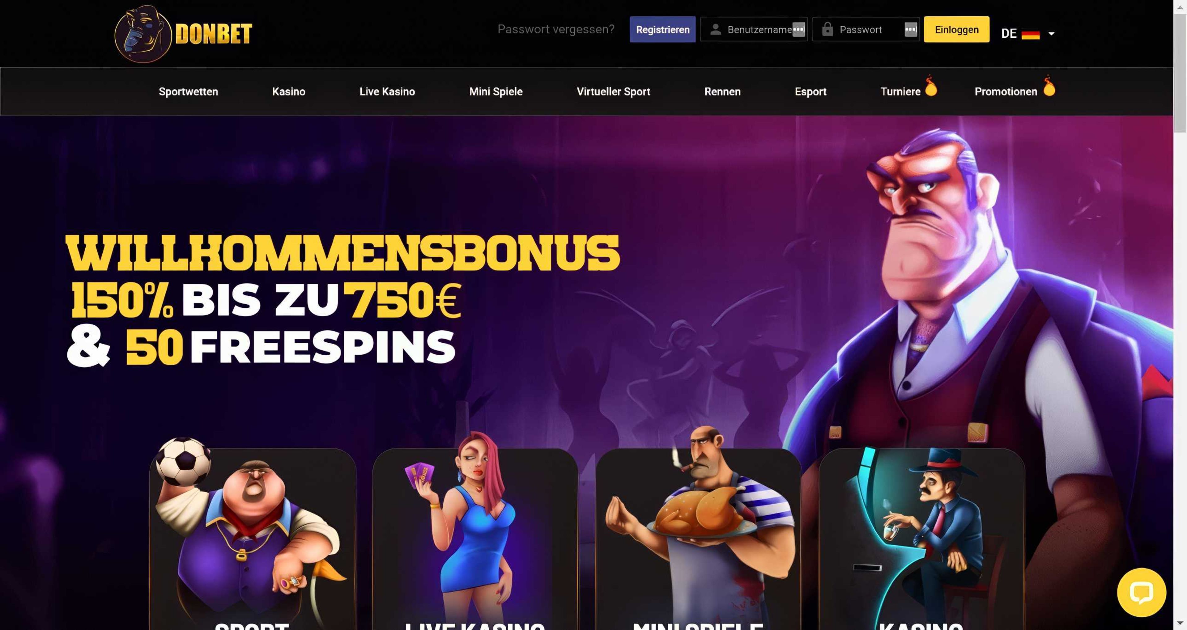 Donbet desktop screenshot 1