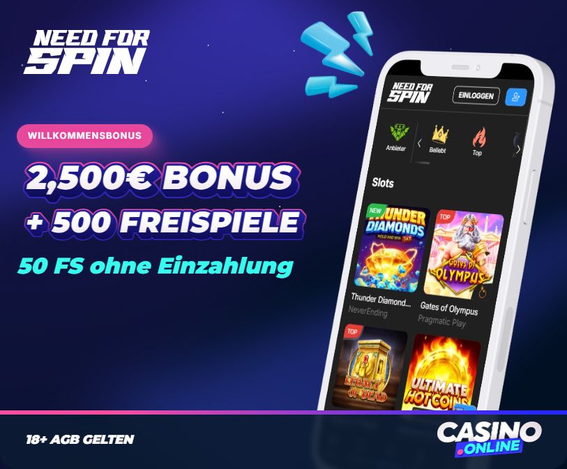 NeedForSpin Casino Willkommensangebot