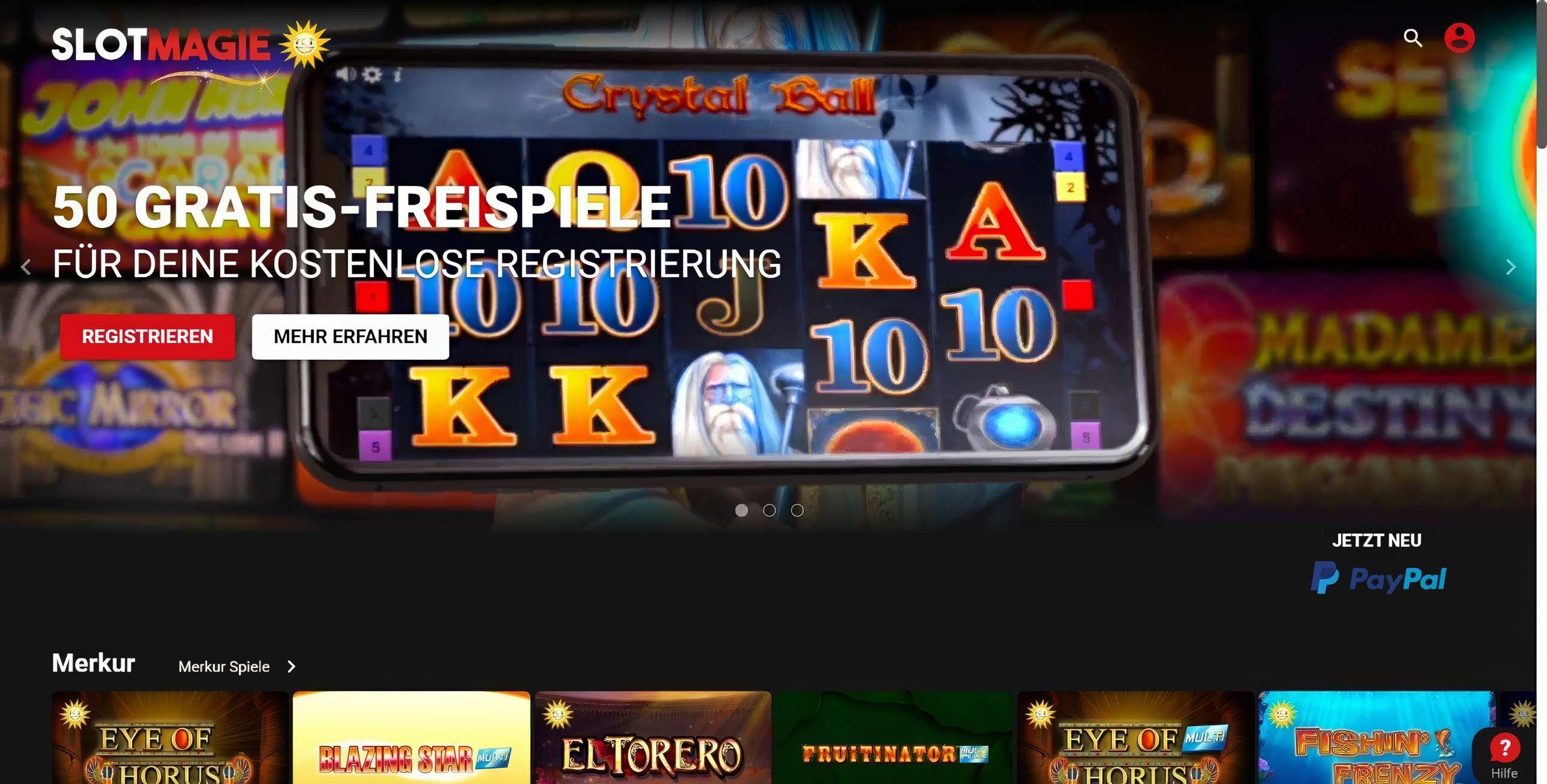 SlotMagie desktop screenshot 1