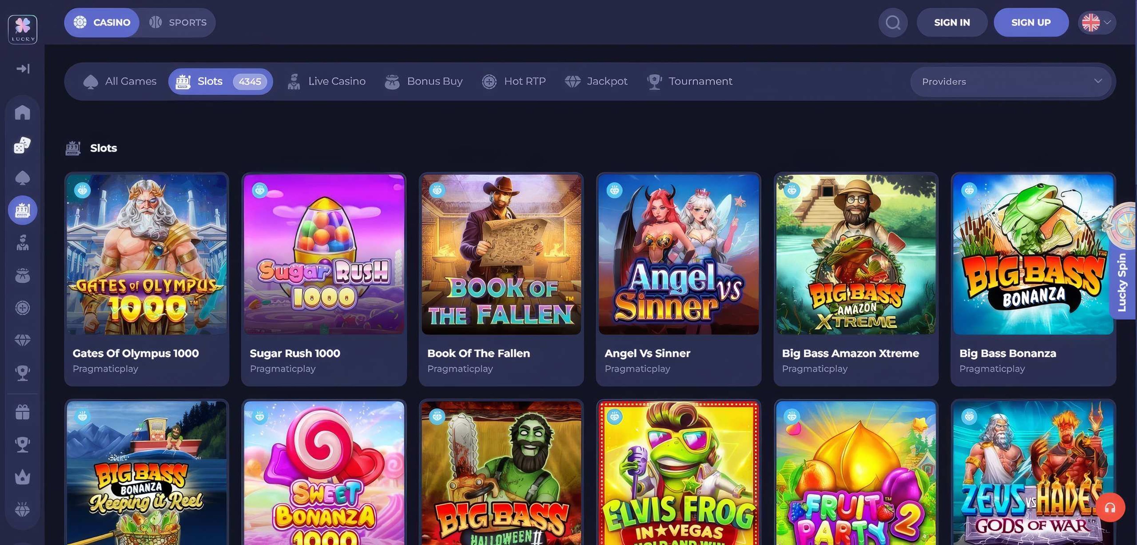 Lucky Friends desktop screenshot 1