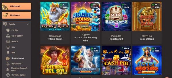 National Casino desktop screenshot 2