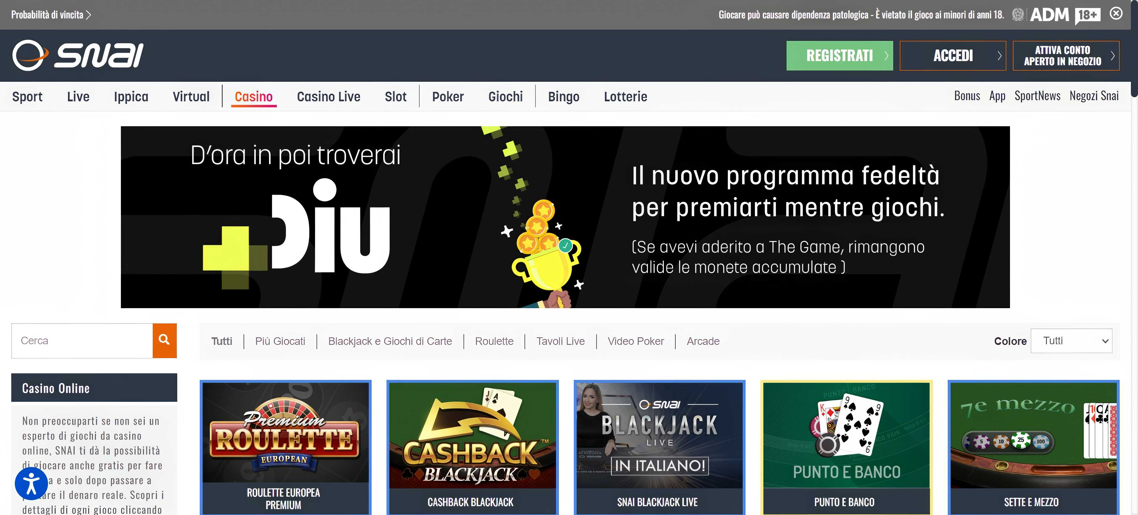 Snai desktop screenshot 2