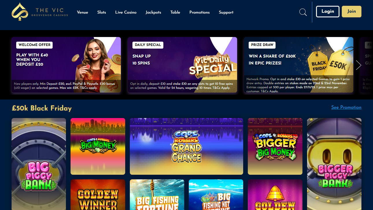 The Vic desktop screenshot 1