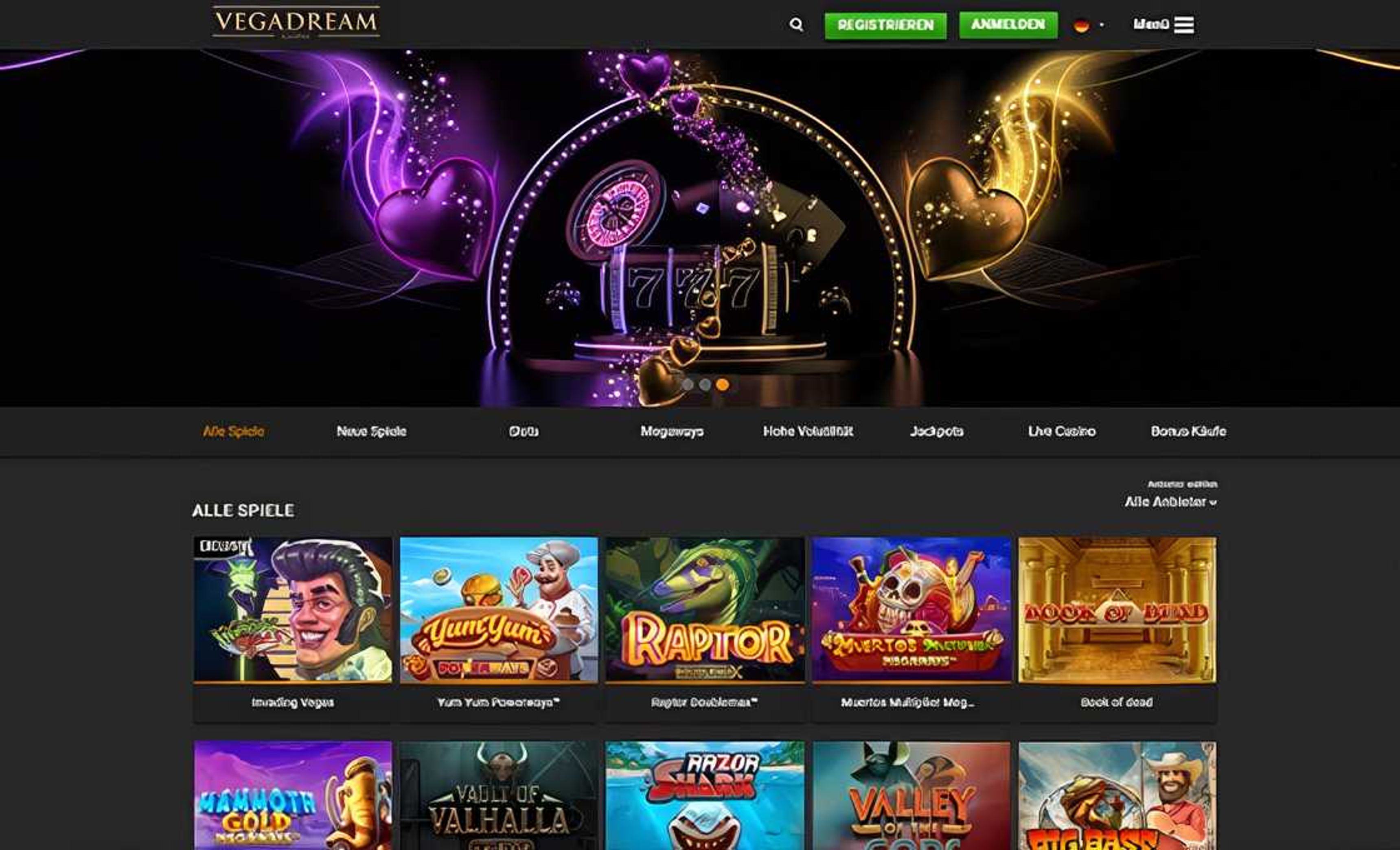 Vegadream desktop screenshot 1