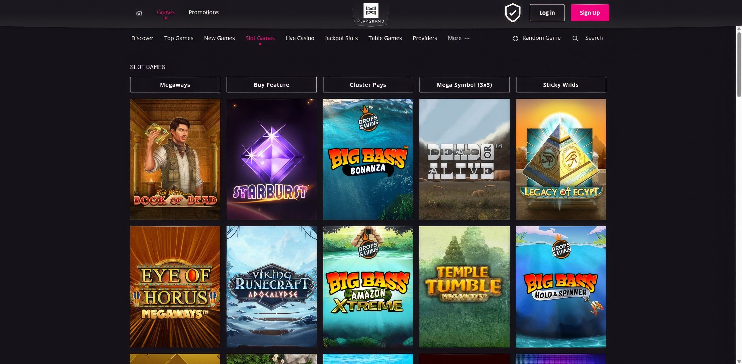 PlayGrand desktop screenshot 2