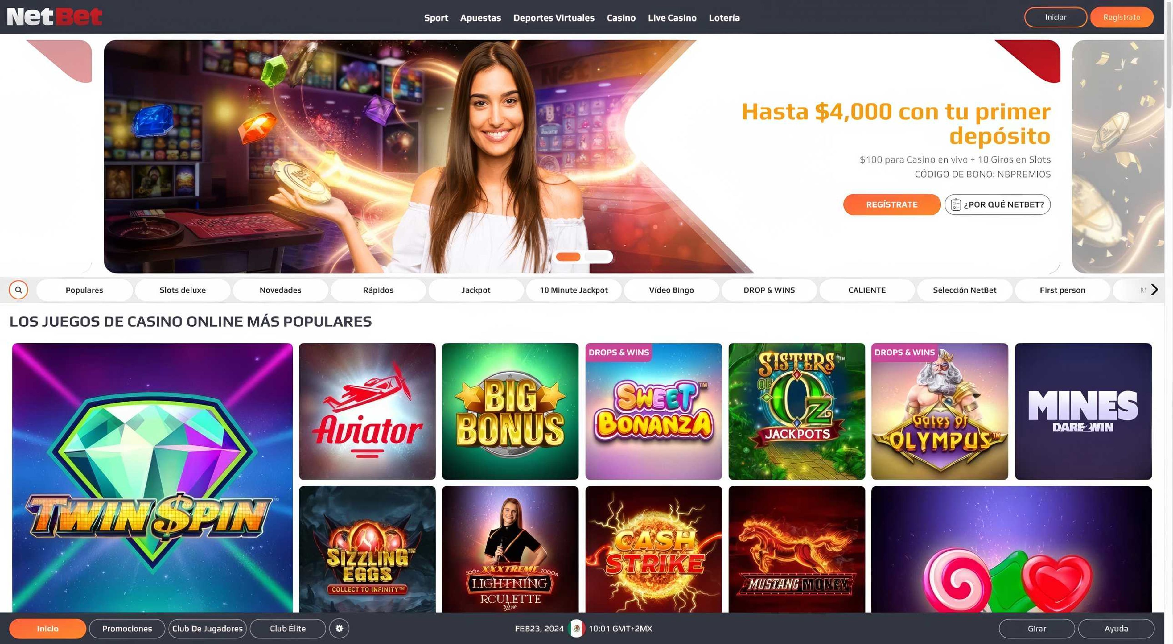 NetBet desktop screenshot 1