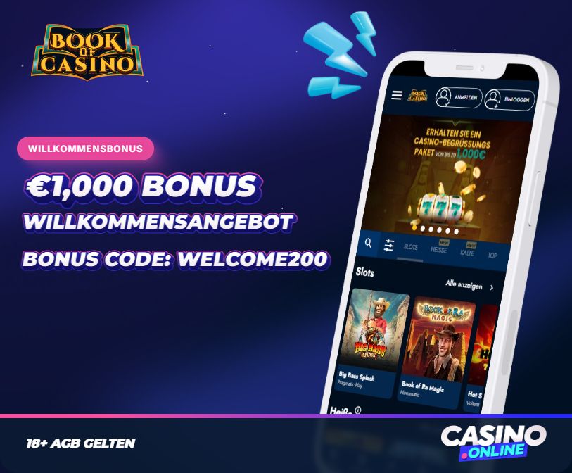 BookofCasino Willkommensbonus