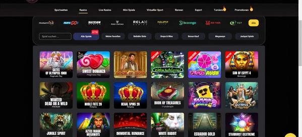 Donbet Casino Slots Desktop