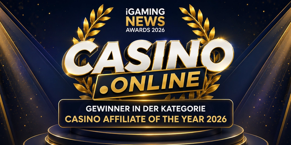 Casino.online gewinnt den iGaming News Award 2026