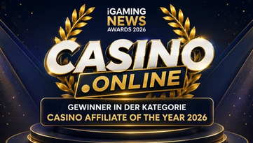 Casino.online gewinnt den iGaming News Award 2026
