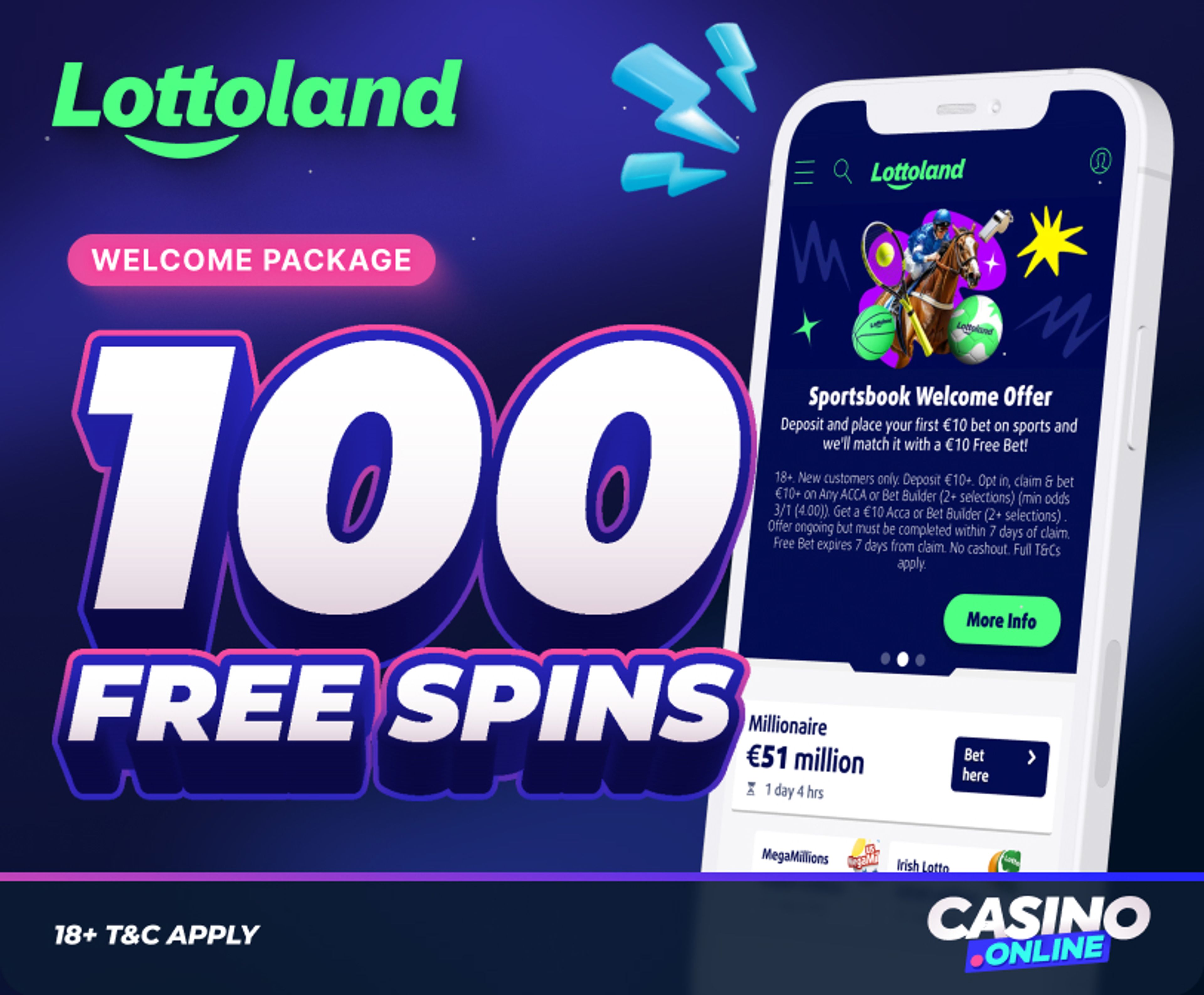 Lottoland Casino Welcome Bonus