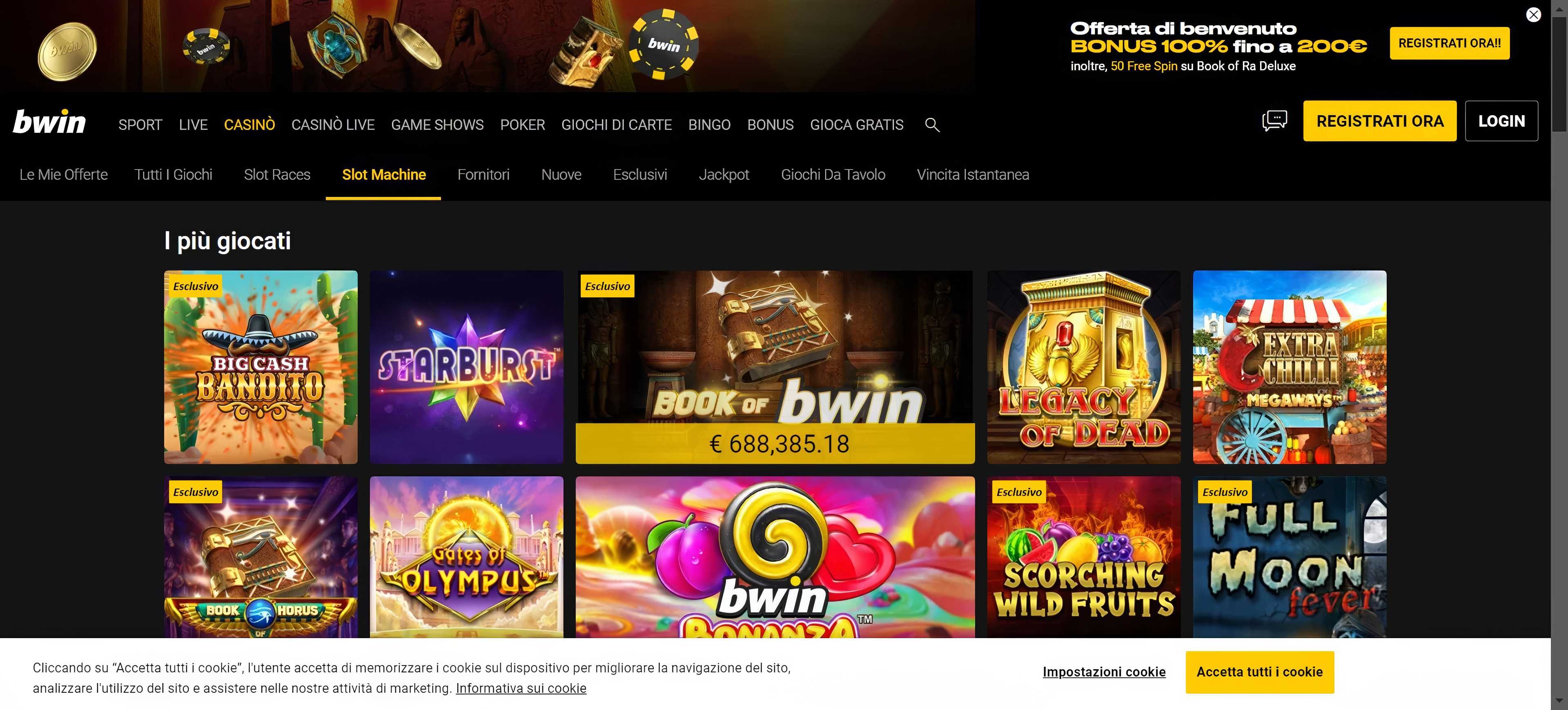 Bwin desktop screenshot 2