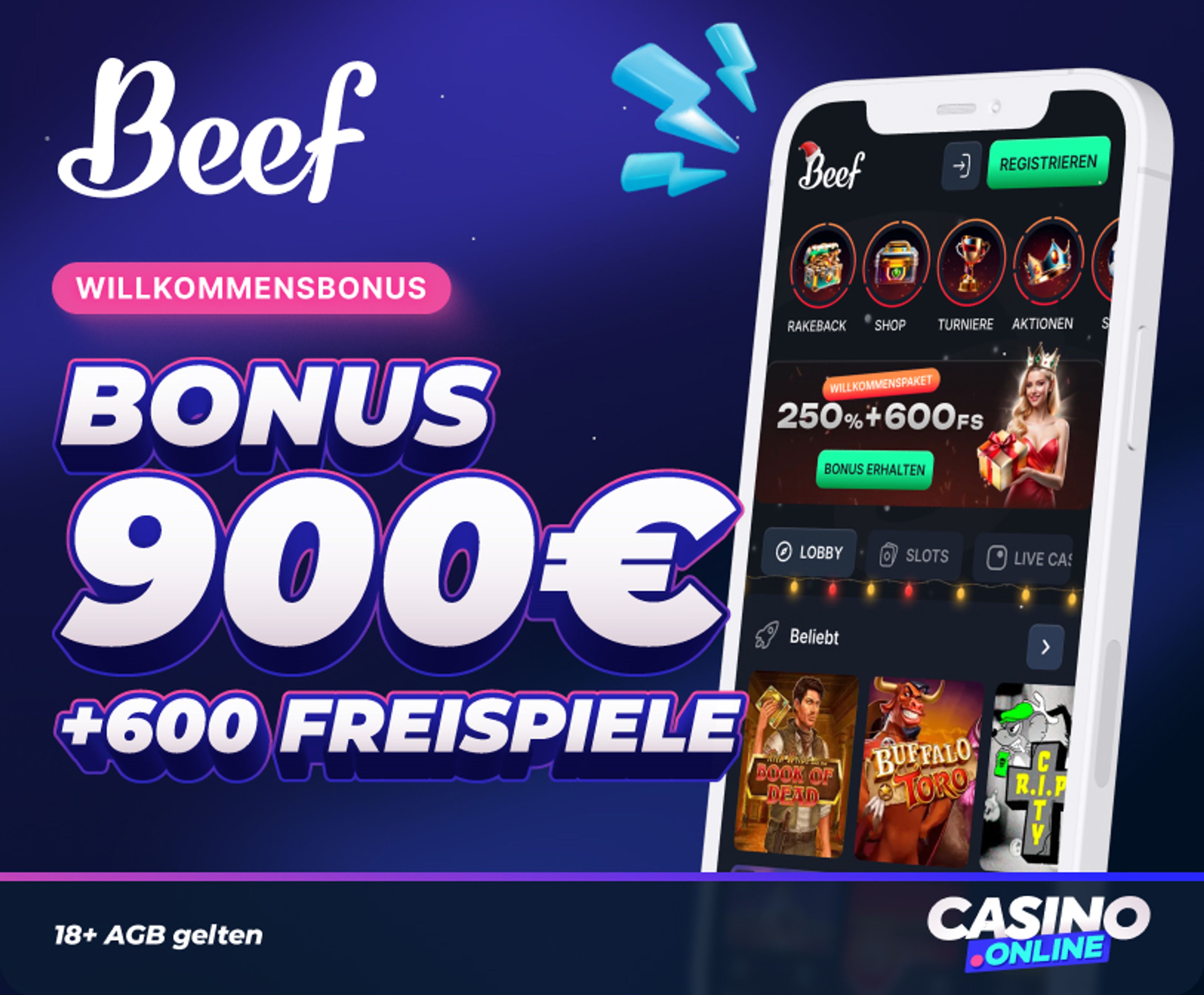 Beef Casino Willkommensbonus