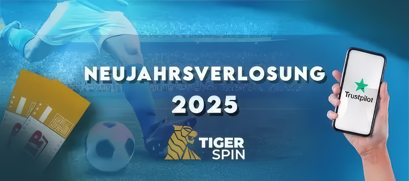 Von der Neujahrsverlosung 2025 bei TigerSpin profitieren