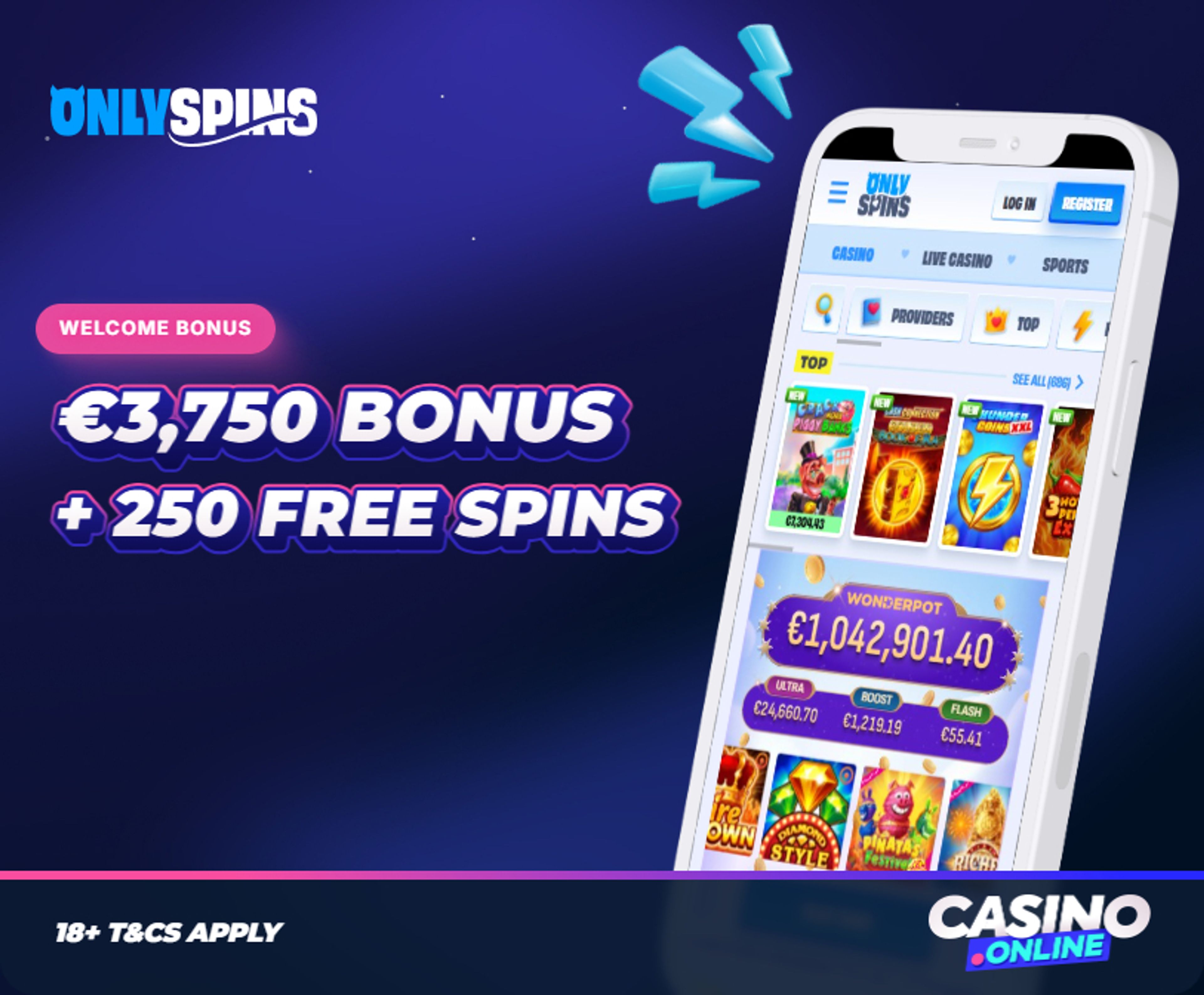 OnlySpins Casino Welcome Bonus