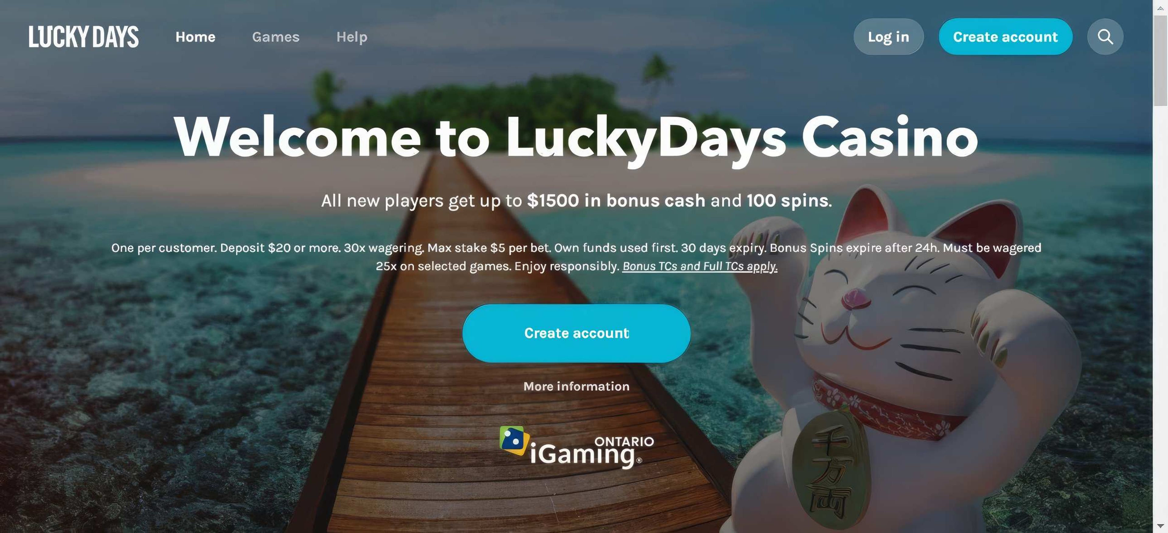 LuckyDays desktop screenshot 1