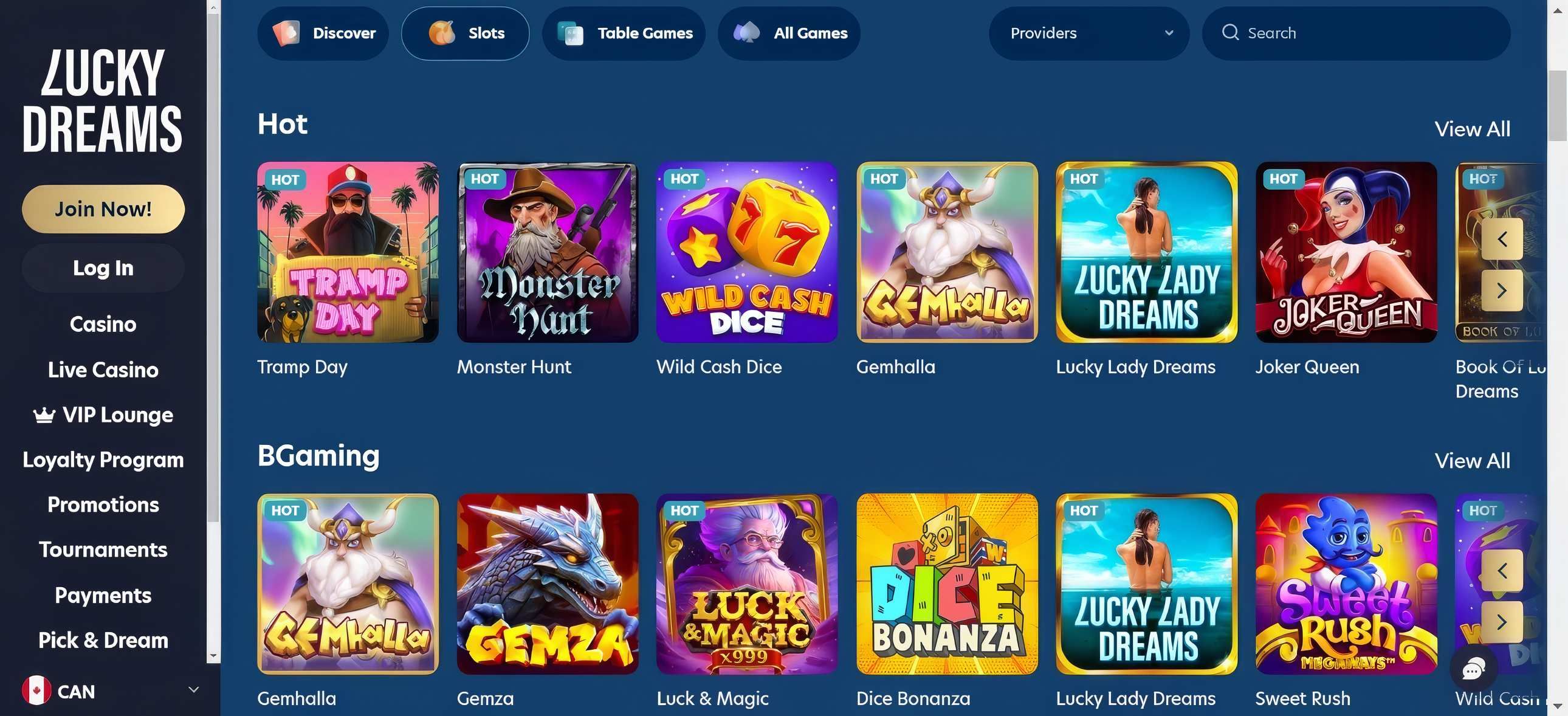 Lucky Dreams desktop screenshot 2