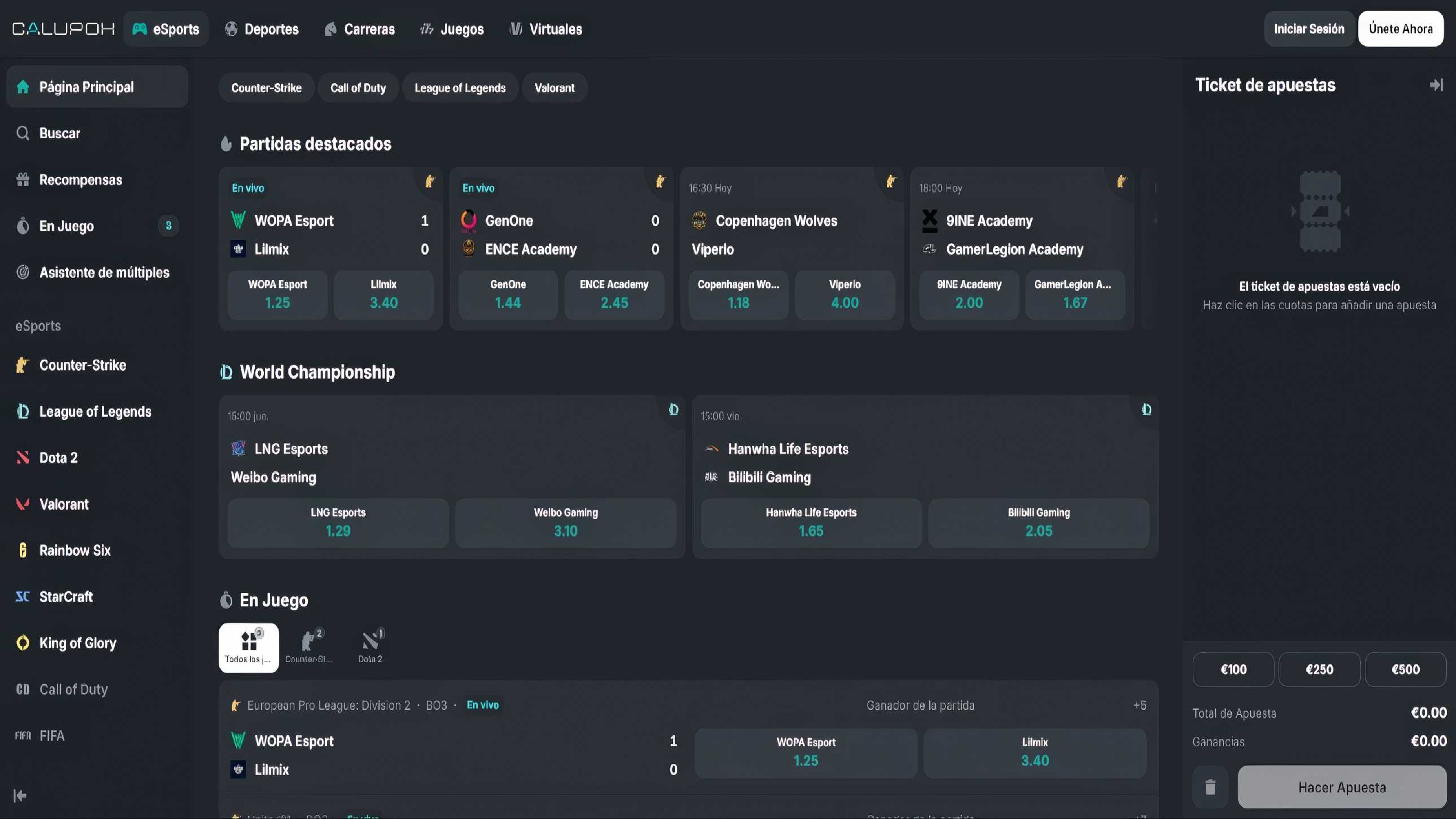 Calupoh desktop screenshot 1