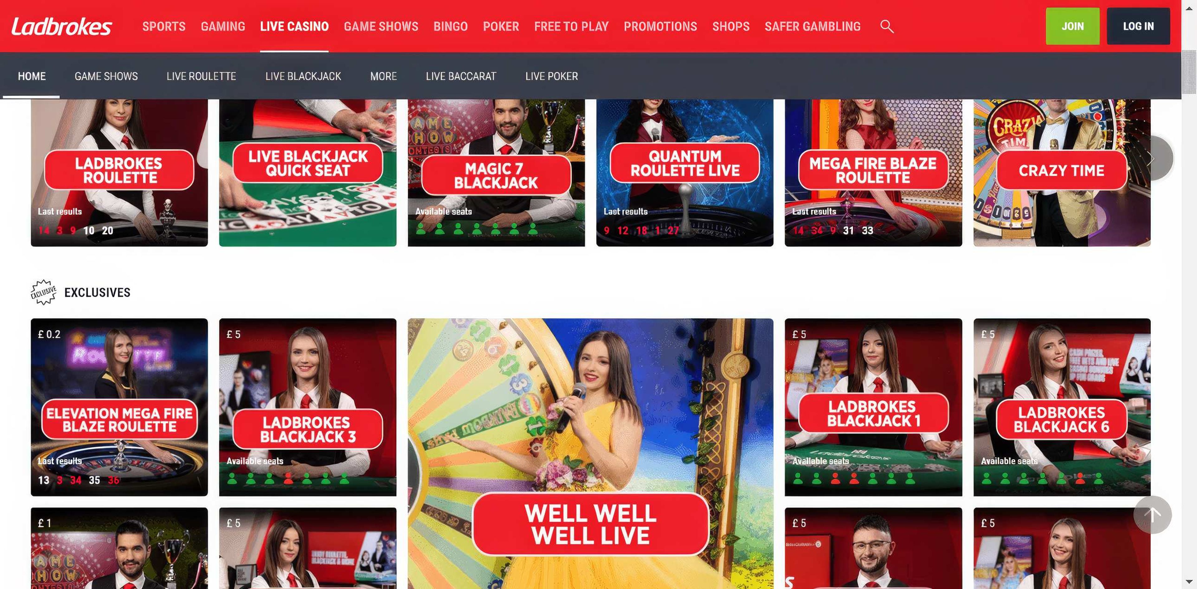 Ladbrokes desktop screenshot 2