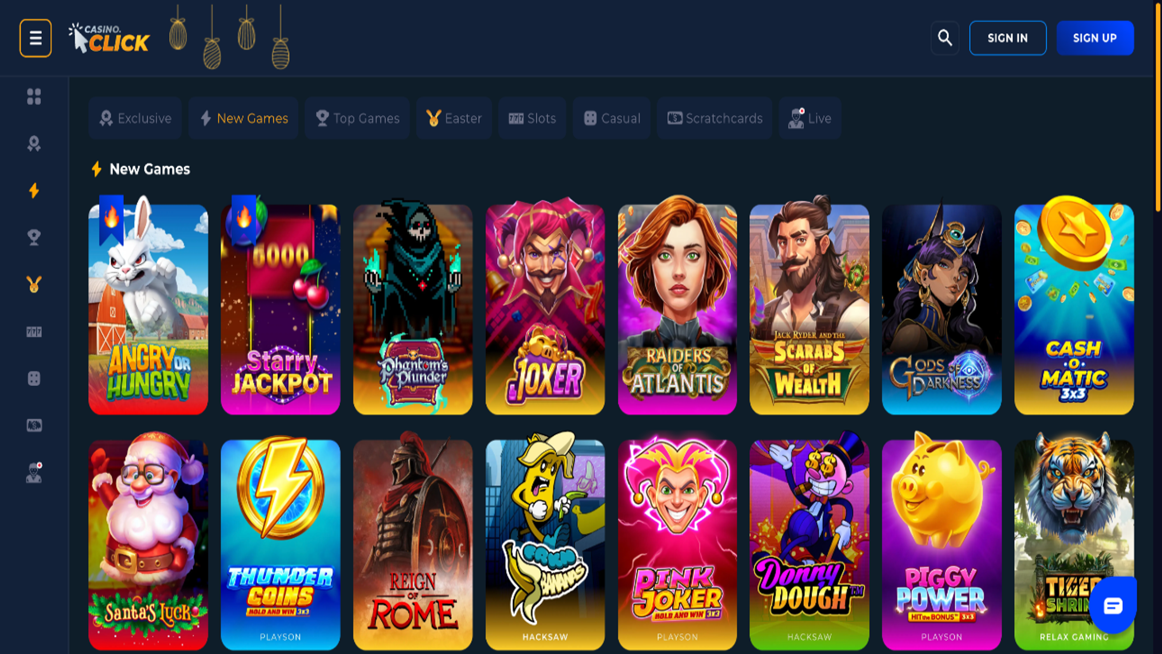 Casino Click desktop screenshot 2