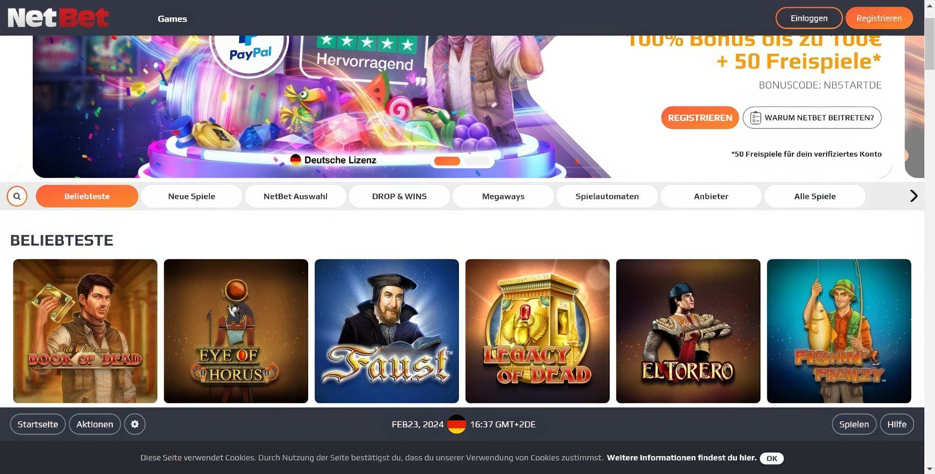 NetBet Games desktop screenshot 2