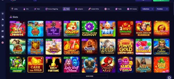 7Bit Casino desktop screenshot 2