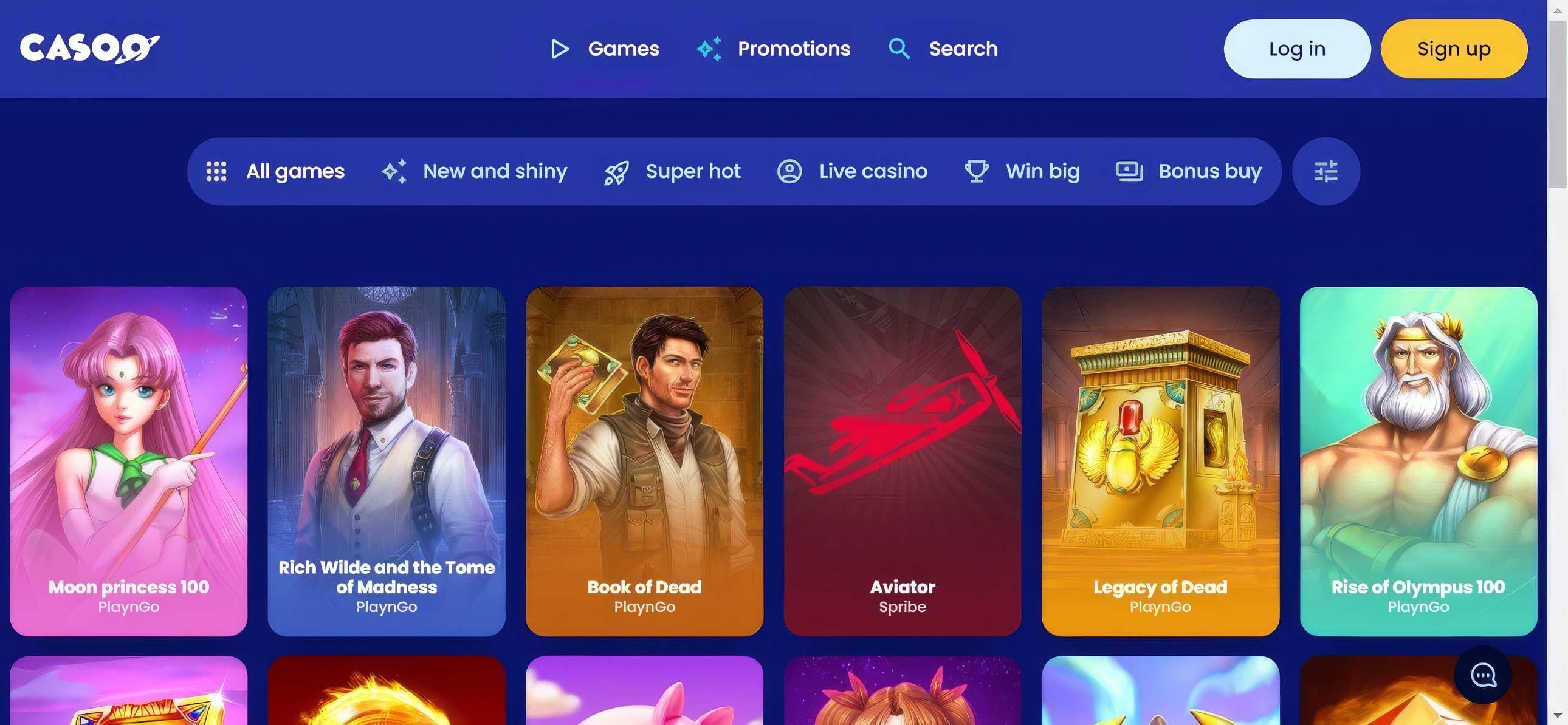 Casoo desktop screenshot 2